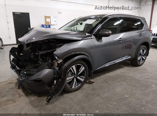 5N1BT3CB7PC862361 2023 NISSAN ROGUE Серый Передняя левая четверть