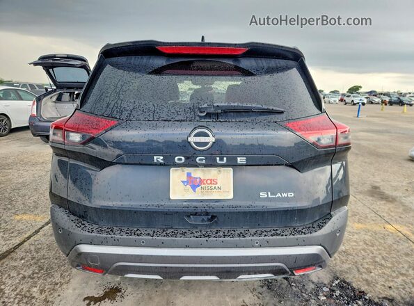 5N1BT3CB8PC791820 2023 NISSAN ROGUE Black Հետևի տեսք