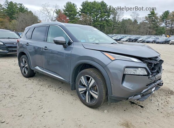 5N1BT3CB9PC892185 2023 NISSAN ROGUE Серый Передняя правая четверть