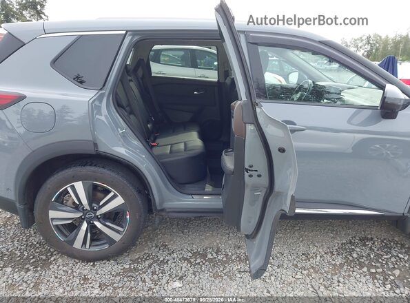 5N1BT3CBXPC761055 2023 NISSAN ROGUE Gray VIN sticker view
