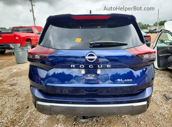 5N1BT3CBXTC708091 2026 NISSAN ROGUE Blue Вид ззаду
