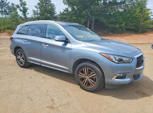 5N1DL0MM0HC547524 2017 INFINITI QX60 Blue Front right