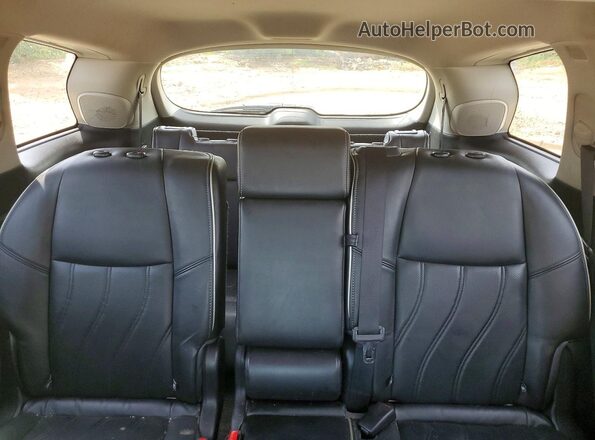 5N1DL0MM0HC547524 2017 INFINITI QX60 Blue Rear seats view