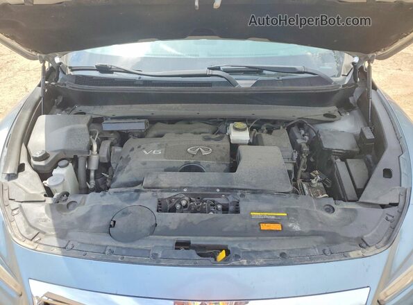 5N1DL0MM0HC547524 2017 INFINITI QX60 Blue Engine compartment view