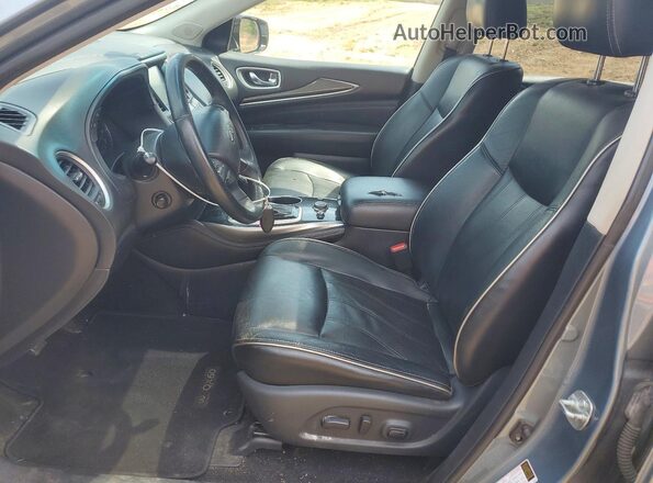 5N1DL0MM0HC547524 2017 INFINITI QX60 Blue Front interior view