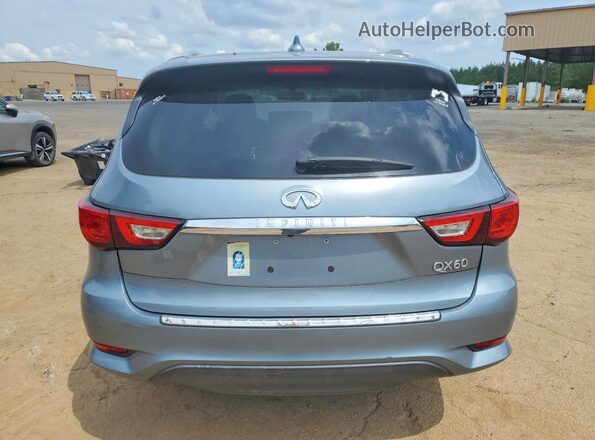 5N1DL0MM0HC547524 2017 INFINITI QX60 Blue Rear view
