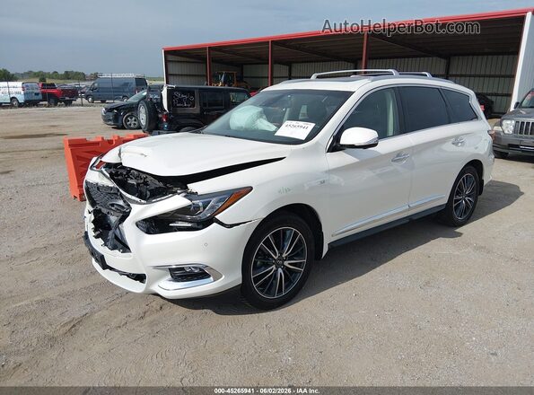 5N1DL0MM0HC555073 2017 INFINITI QX60 Белый Передняя левая четверть