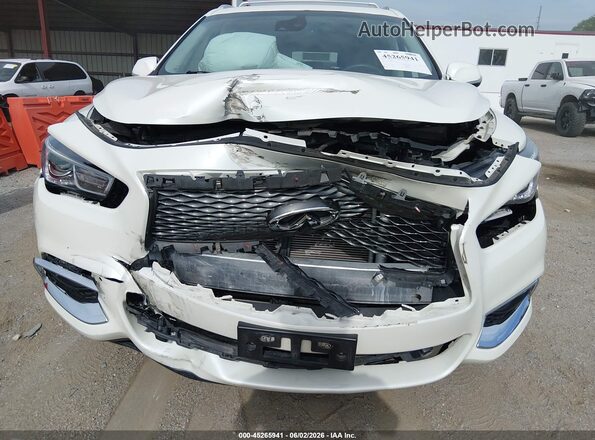 5N1DL0MM0HC555073 2017 INFINITI QX60 Белый Вид спереди
