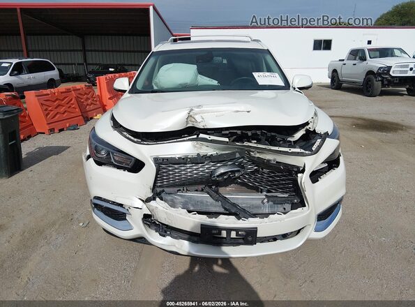 5N1DL0MM0HC555073 2017 INFINITI QX60 Белый Вид щитка приборов