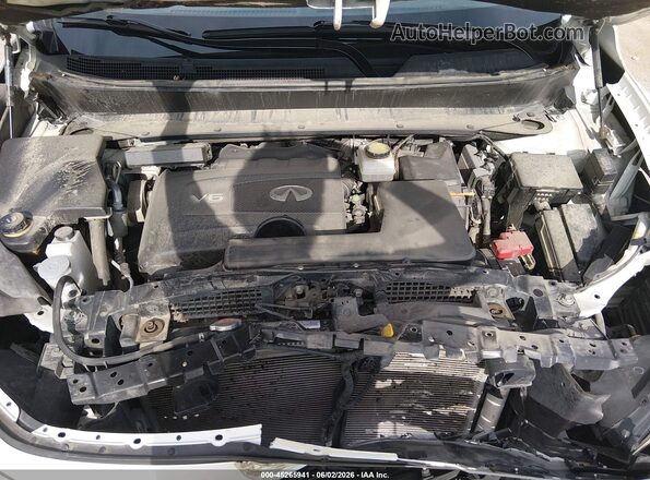 5N1DL0MM0HC555073 2017 INFINITI QX60 Белый Вид сзади