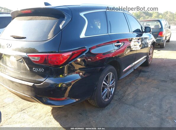 5N1DL0MM0JC505845 2018 INFINITI QX60 Black Задня права чверть