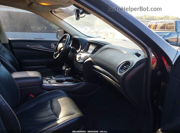 5N1DL0MM0JC505845 2018 INFINITI QX60 Black Вид салону спереду