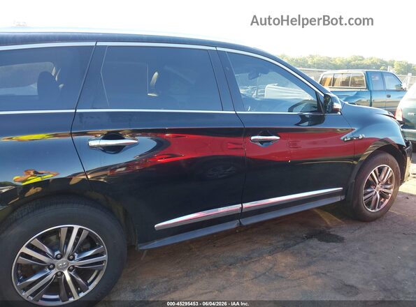 5N1DL0MM0JC505845 2018 INFINITI QX60 Black Вид задньої частини салону