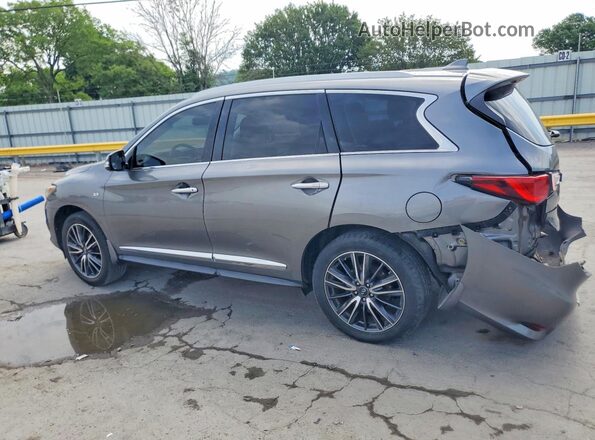 5N1DL0MM0JC507658 2018 INFINITI QX60 Gray Tył lewy