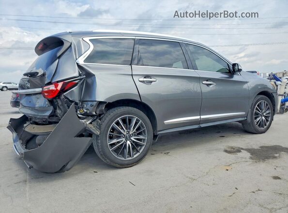 5N1DL0MM0JC507658 2018 INFINITI QX60 Gray Tył prawy