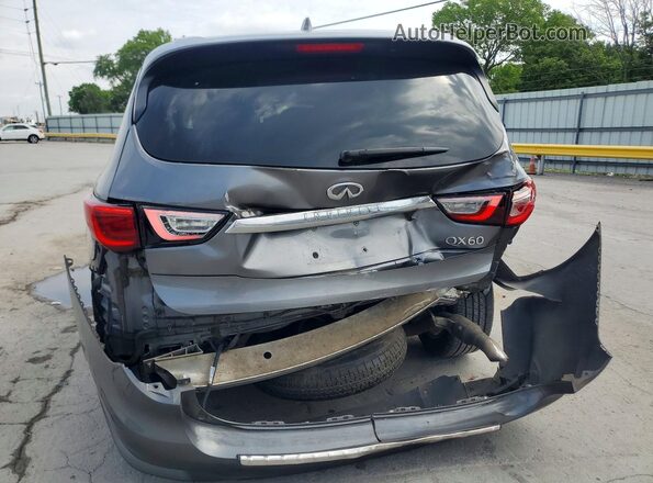 5N1DL0MM0JC507658 2018 INFINITI QX60 Gray Widok z tyłu