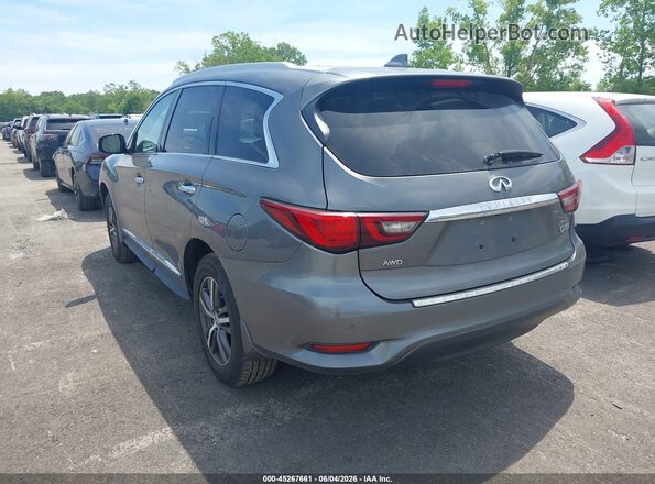 5N1DL0MM0KC522226 2019 INFINITI QX60 Silver Հետևի ձախ