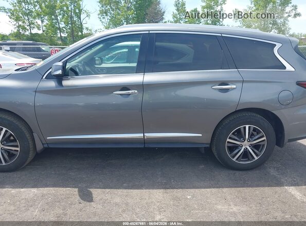 5N1DL0MM0KC522226 2019 INFINITI QX60 Silver Սալոնի 360 աստիճան տեսք