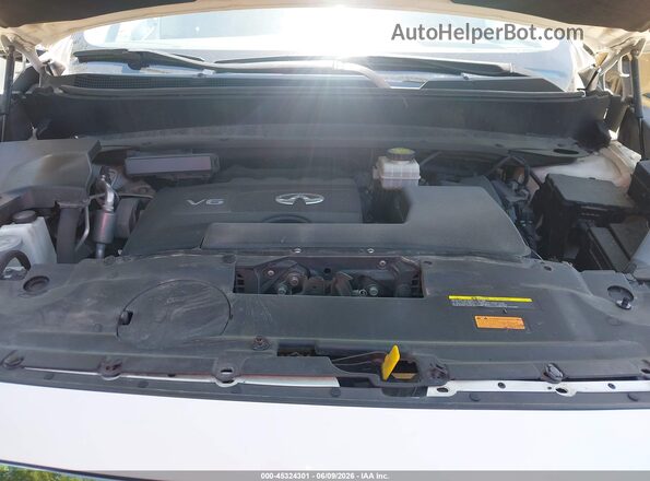 5N1DL0MM0KC550060 2019 INFINITI QX60 White უკანა ხედი