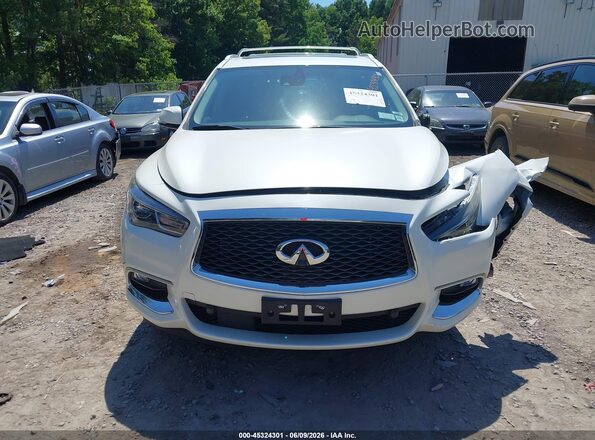 5N1DL0MM0KC550060 2019 INFINITI QX60 White წინა პანელის ხედი