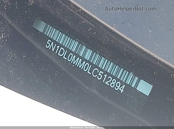 5N1DL0MM0LC512894 2020 INFINITI QX60 Silver 
