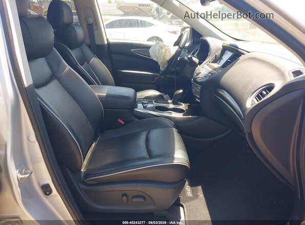 5N1DL0MM0LC523474 2020 INFINITI QX60 Silver Widok wnętrza z przodu