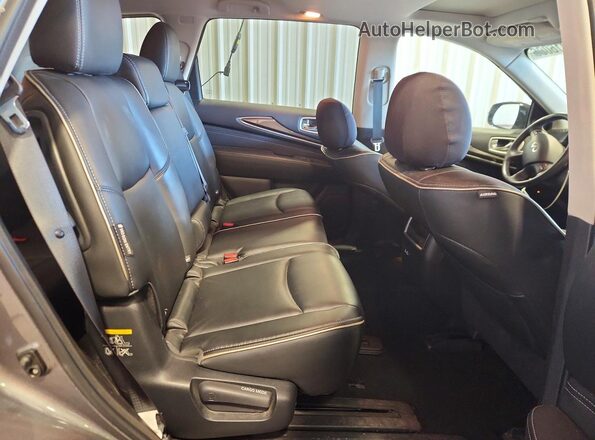 5N1DL0MM0LC541876 2020 INFINITI QX60 Gray Widok wnętrza z tyłu