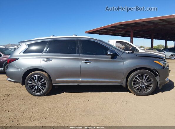 5N1DL0MM0LC548326 2020 INFINITI QX60 Gray Սարքավորումների վահանակի տեսք