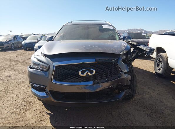 5N1DL0MM0LC548326 2020 INFINITI QX60 Gray Առջևի վահանակի տեսք