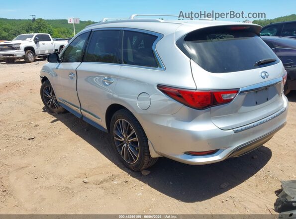 5N1DL0MM1HC514841 2017 INFINITI QX60 Silver Հետևի ձախ