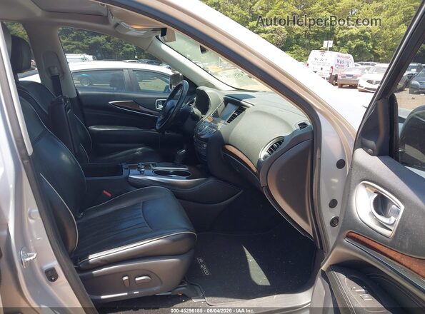 5N1DL0MM1HC514841 2017 INFINITI QX60 Silver Սալոնի դիմացի տեսք