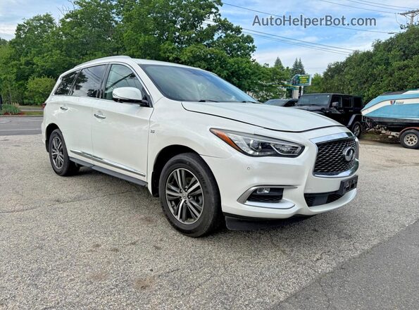 5N1DL0MM1HC527783 2017 INFINITI QX60 Белый Задняя правая четверть