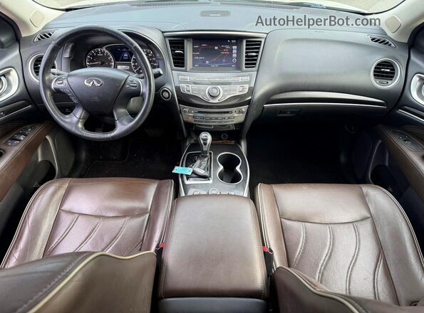 5N1DL0MM1HC527783 2017 INFINITI QX60 Белый Вид задней части салона