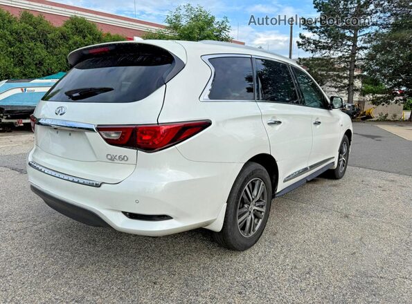 5N1DL0MM1HC527783 2017 INFINITI QX60 Белый Вид задних сидений