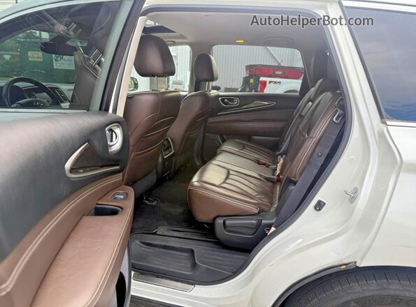 5N1DL0MM1HC527783 2017 INFINITI QX60 Белый Вид сзади