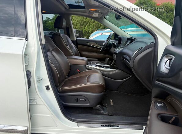 5N1DL0MM1HC527783 2017 INFINITI QX60 Белый Вид салона спереди