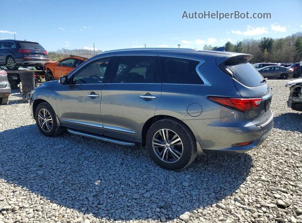 5N1DL0MM1JC501058 2018 INFINITI QX60 Серый Задняя левая четверть
