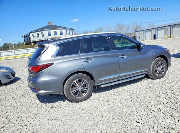 5N1DL0MM1JC501058 2018 INFINITI QX60 Серый Задняя правая четверть