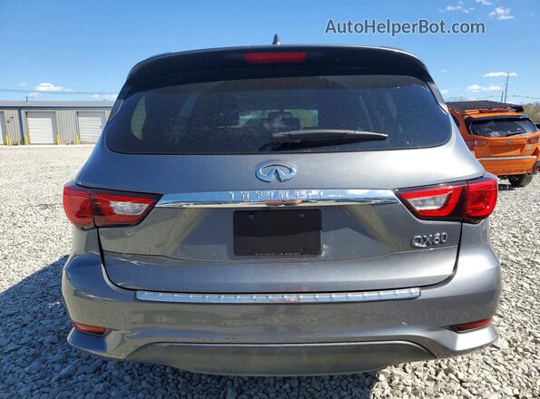 5N1DL0MM1JC501058 2018 INFINITI QX60 Серый Вид сзади