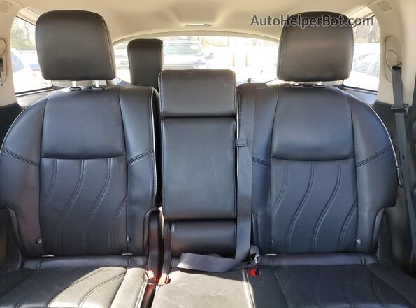 5N1DL0MM1JC501058 2018 INFINITI QX60 Серый Вид задних сидений