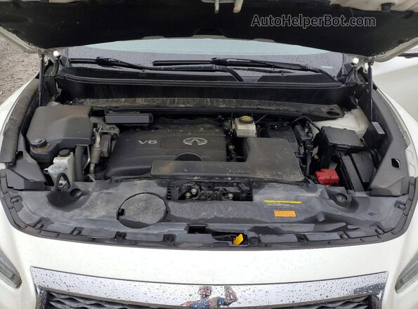 5N1DL0MM1JC507510 2018 INFINITI QX60 White Engine compartment view