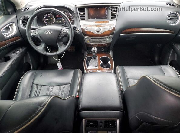 5N1DL0MM1JC507510 2018 INFINITI QX60 White Dashboard view