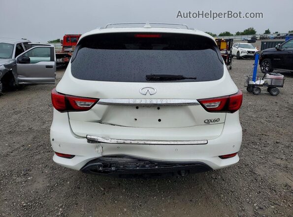 5N1DL0MM1JC507510 2018 INFINITI QX60 White Rear view