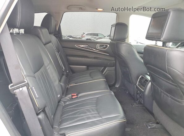 5N1DL0MM1JC507510 2018 INFINITI QX60 White Rear interior view
