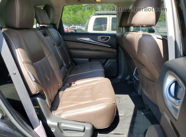 5N1DL0MM1JC510651 2018 INFINITI QX60 Black Սալոնի հետևի տեսք