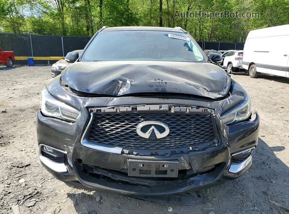 5N1DL0MM1JC510651 2018 INFINITI QX60 Black Դիմացի տեսք