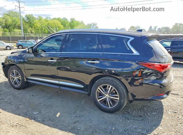 5N1DL0MM1JC510651 2018 INFINITI QX60 Black Հետևի ձախ