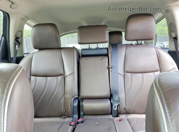 5N1DL0MM1JC510651 2018 INFINITI QX60 Black Հետևի նստատեղերի տեսք