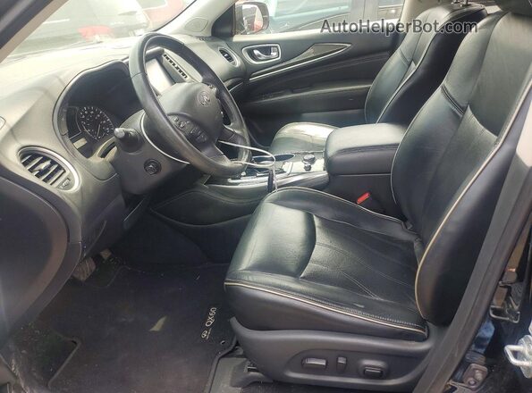 5N1DL0MM1JC516336 2018 INFINITI QX60 Black წინა სალონის ხედი