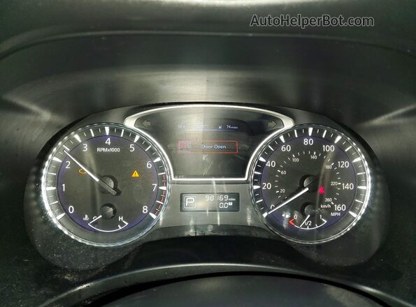 5N1DL0MM1JC525313 2018 INFINITI QX60 Blue ხელსაწყოთა პანელის ხედი